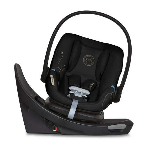 Cybex Aton G Swivel Infant Car Seat with SensorSafe - Moon Black