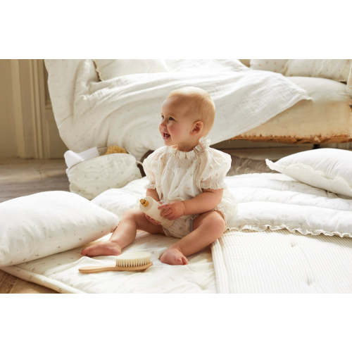 Lace Trimmed Blouse & Bloomer Set - Pink Rose| Luxury Baby Sets | Belle Enfant | Over The Moon 3-6M
