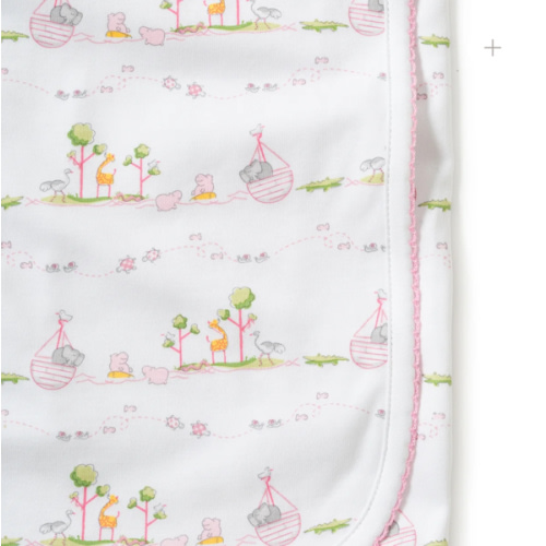 Noah's Pink Print Blanket