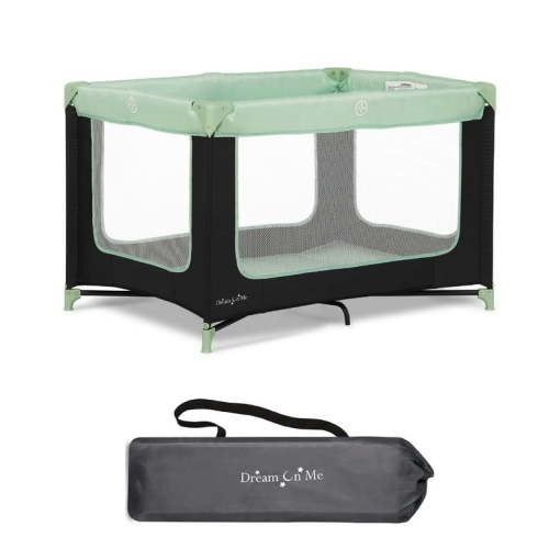 Dream on Me Zodiak Portable Playard with Carry Bag & Shoulder Strap, Mint, Unisex