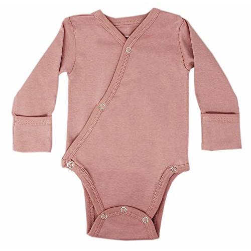 L'ovedbaby Unisex Baby Organic Cotton Kimono Bodysuit