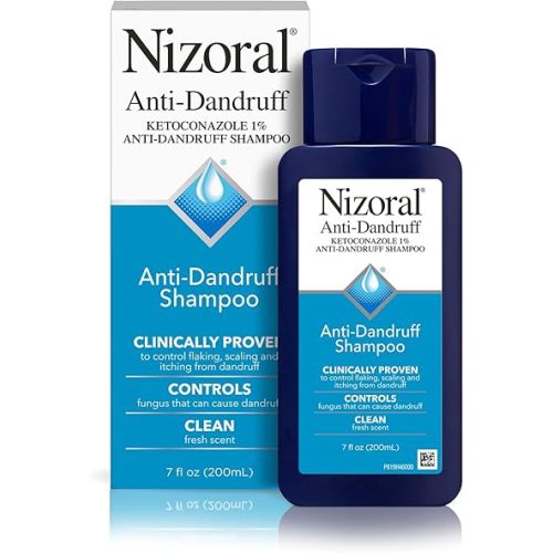 Nizoral Anti-Dandruff Shampoo with 1% Ketoconazole, Fresh Scent, 7 Fl Oz