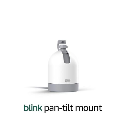 Blink Mini Pan-Tilt Mount | Rotating mount accessory for Mini indoor plug-in smart security camera (White)