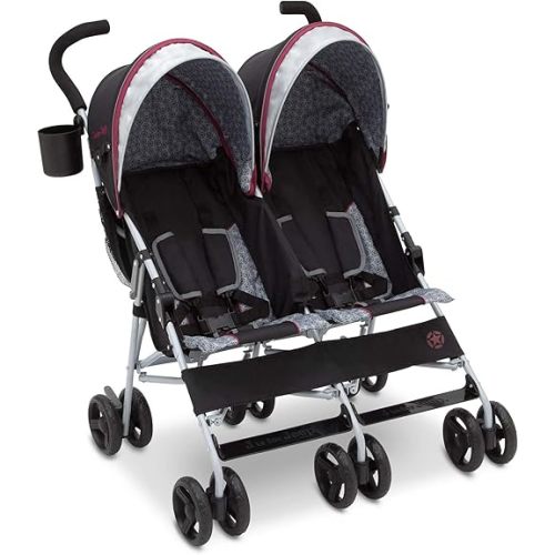 Jeep Scout Double Stroller, Lunar Burgundy