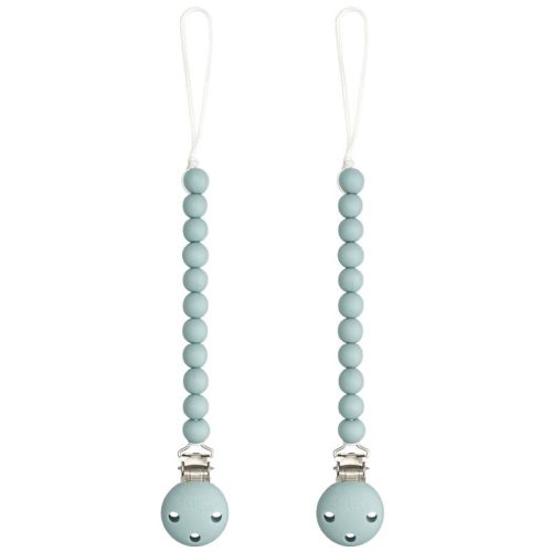 Pacifier Clip for Boys and Girls by Comfy Cubs, Color: Earth green