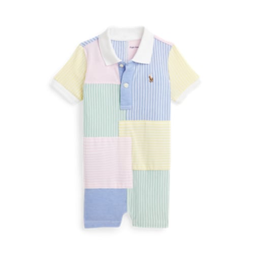 Patchwork Mesh Polo Shortall | Ralph Lauren