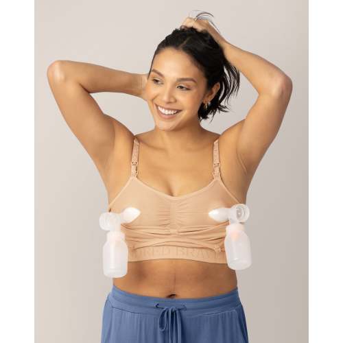 Sublime® Hands-Free Pumping & Nursing Bra | Beige – Kindred Bravely
