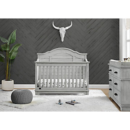 Delta Children Asher 6-in-1 Convertible Crib with Toddler Rail