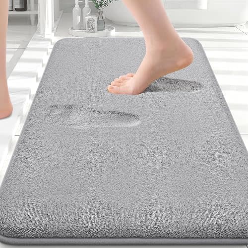 Smiry Memory Foam Bath Mat 30x20, Extra Soft Absorbent Bathroom Rugs