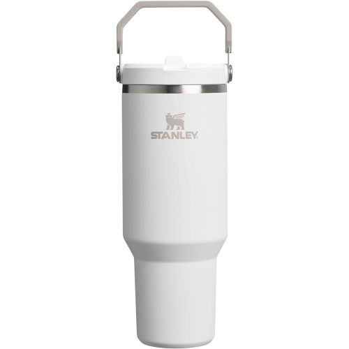 Stanley IceFlow 2.0 Flip Straw Tumbler with Handle 40 oz | Twist On Lid and Flip Up Straw | Leak Resistant Water Bottle | Insulated Stainless Steel | BPA-Free | Frost