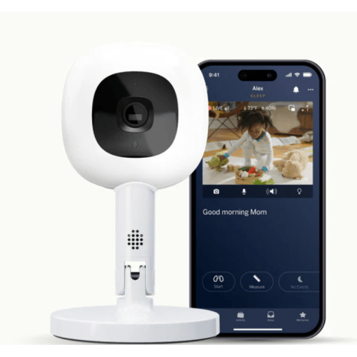 Nanit Pro Smart Baby Monitor and Floor Stand - White