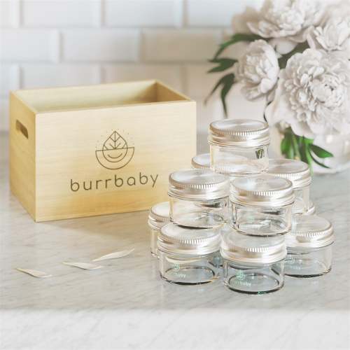 Burrbaby - Zero-Plastic Glass Breast Milk Storage and Bottles