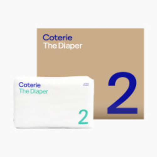 Coterie Ultra Soft Diapers, Monthly Supply - Size 2, 186 Count