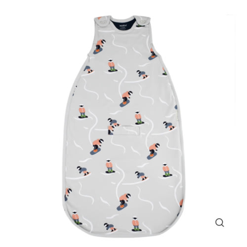4 Season® Ultimate Baby Sleep Bag, Merino Wool & Organic Cotton, Snowboarder