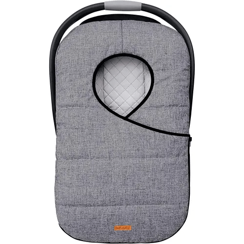 liuliuby Winter Carseat Cover for Baby Carseat | Doona Car Seat Cover Baby Winter | Warm Baby Car Seat Cover | Carseat Covers Baby Boy & Girl | Infant Car Seat Cover Winter Baby Essentials (Gray)