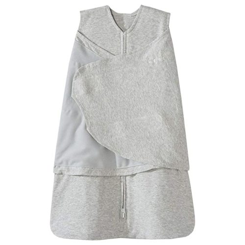 HALO 100% Cotton Sleepsack Swaddle Wearable Blanket, TOG 1.5, Heather Gray, Newborn - Newborn (Pack of 1)