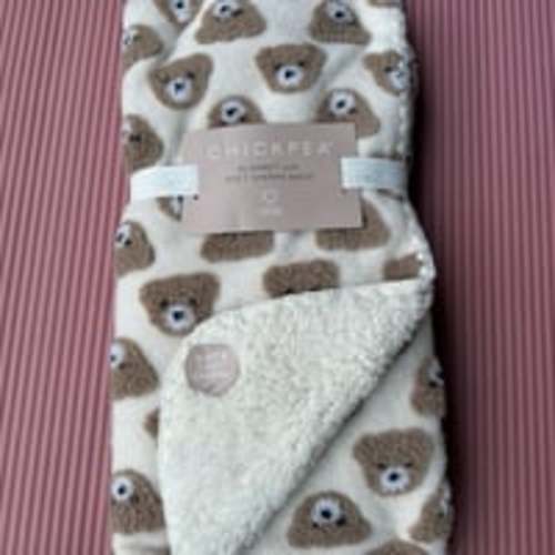 Teddy bear Chickpea Blanket