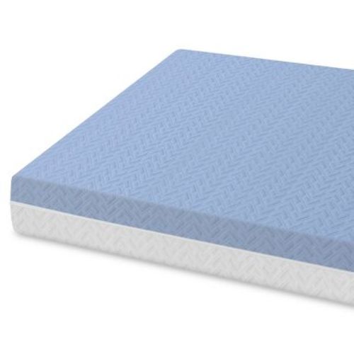 Delta Children 4" Breathable Mini Baby Crib Mattress with Cloud Core - Greenguard Gold Certified: Firm Feel, Hybrid Design, Non-Quilted Cover