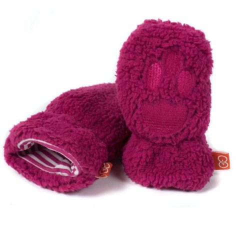 Raspberry Fleece Magnetic Mittens – Magnetic Me