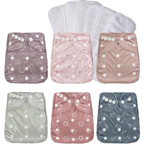 Washable Reusable Cloth Diapers