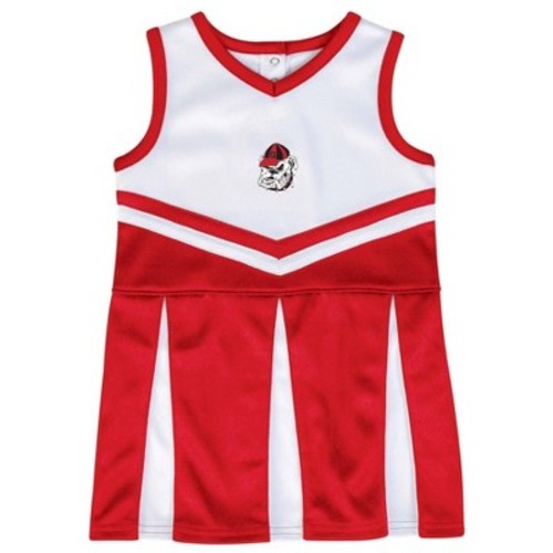 NCAA Georgia Bulldogs Infant Girls' Cheer Dress, Size: 12M