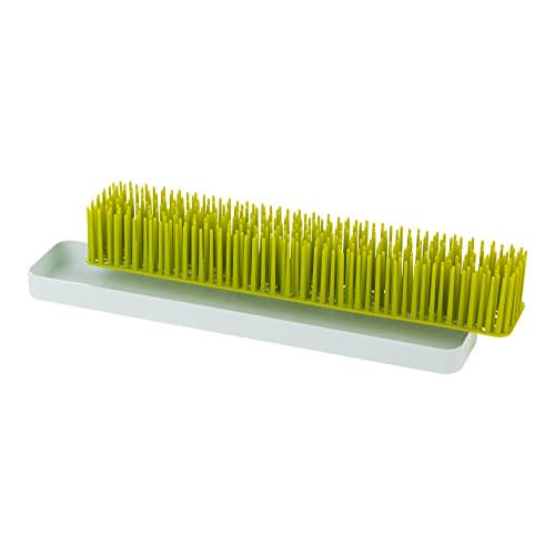 Boon Patch Countertop Baby Bottle Drying Rack - Space Saving Bottle Rack for Drying and Organization - Kitchen Baby Needs - Baby Bottle-Feeding Supplies - Green and White