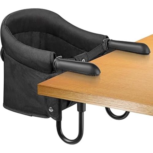 Hook On Chair,Fast Table Chair for Babies and Toddlers, Removable Seat Cushion, Tight Fixing Clip On Table High Chair