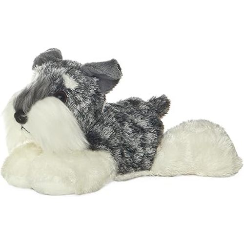 Aurora® Adorable Mini Flopsie™ Stein™ Stuffed Animal - Mini Companions Ready for Playful Adventures - for Kids All Ages, Toddlers, Adults, and Families - Gray 8 Inches