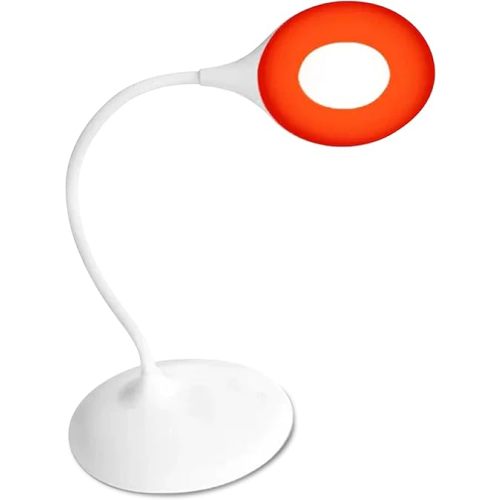 Mito Red Light - No Blue Light Lamp - Modern LED Rechargeable Table Lamp - Rechargable Desk Lamp - Bedside Touch Lamp - - Table Lamp for Whole House - No Flicker LED (633nm Red), White