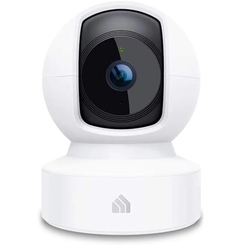 Kasa Indoor Pan/Tilt Smart Security Camera, 1080p HD Dog-Camera,2.4GHz with Night Vision,Motion Detection for Baby and Pet Monitor, Cloud & SD Card Storage, Works with Alexa& Google Home (EC70), White