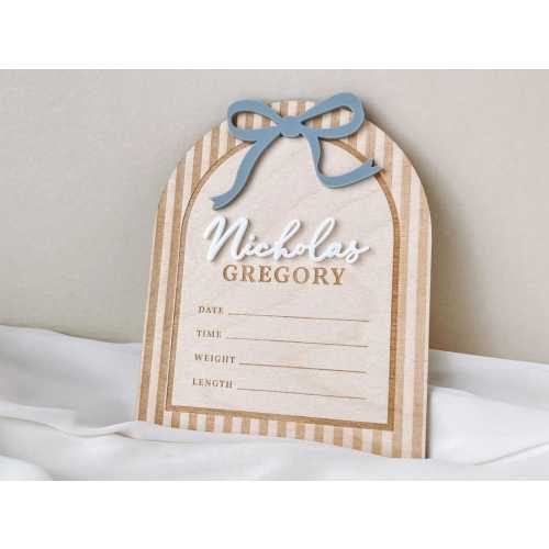 Baby Boy Hospital Name Sign Boy Birth Announcement Sign Baby Boy Name Sign for Hospital Boy Newborn Sign Name Announcement Sign Boy Hospital