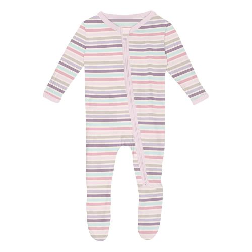 KicKee Baby & Toddler Zipper Footie – Ultra-Soft Viscose from Bamboo Pajamas with Flip Paws & Grips