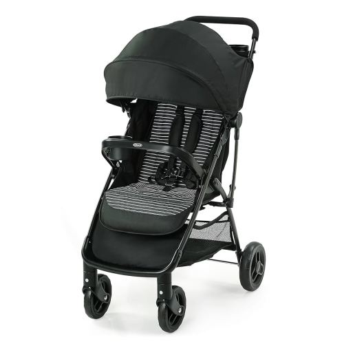 Graco NimbleLite Stroller | Lightweight Stroller, Under 15 Pounds, Car Seat Compatible, Compact Fold, Studio , 8.86x23.46x18.78 Inch (Pack of 1)