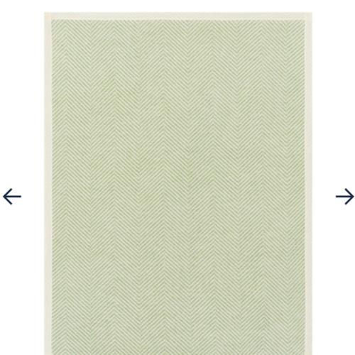 Harborview Herringbone Sprout Green Mini Blanket