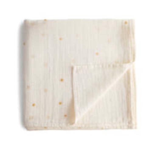 Sun Organic Cotton Mushie Baby Muslin Swaddle Blanket