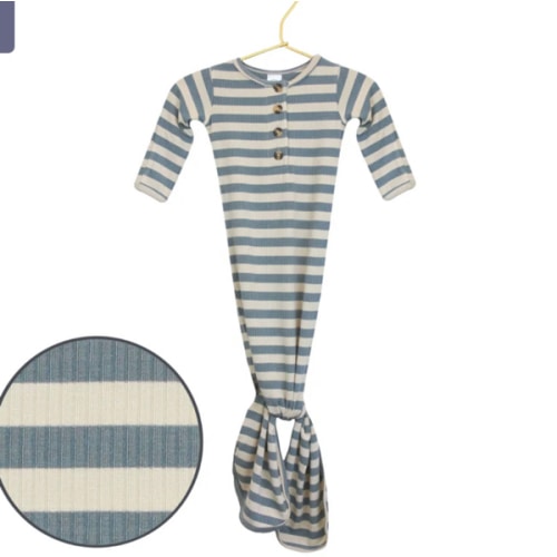 Lincoln Ribbed Knotted Gown – Lou Lou & Company