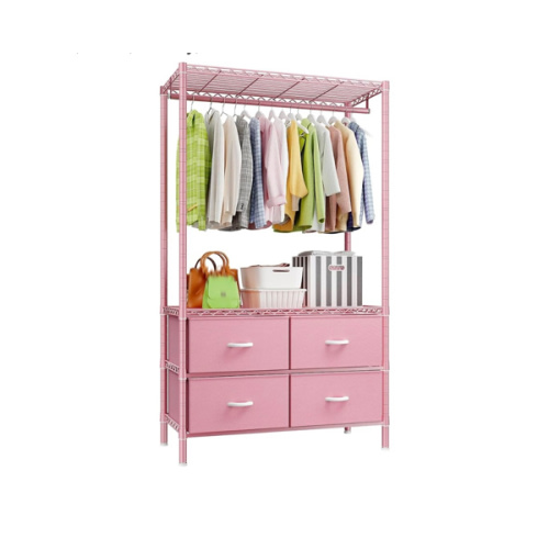 Amazon.com : Raybee clothing rack freestanding pink rack