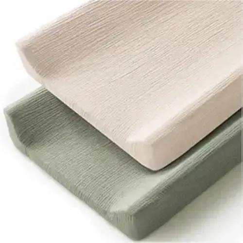 MairMore Changing Pad Cover for Neutral Baby Muslin Soft Cotton Diaper Changing Table Pad Cover Changing Pad Sheets for Girls and Boys - 2 Pack