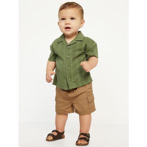 Functional Drawstring Cargo Shorts for Baby