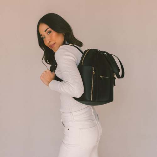 Black Carryall Convertible Tote Diaper Bag