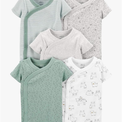 Simple Joys by Carter's unisex-baby 5-pack Side Snap Short-sleeve Bodysuit