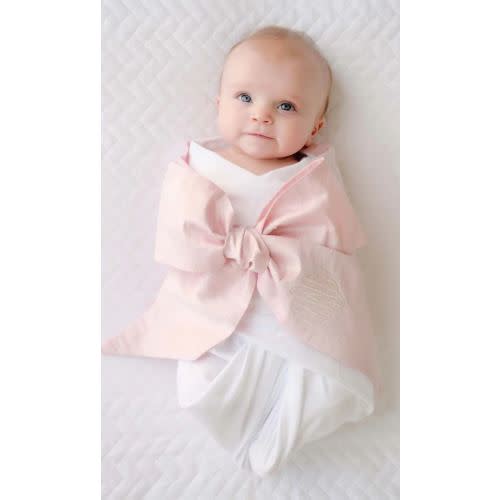 Bow Swaddle ® - Southern Blush Silk