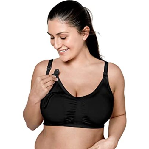 Medela 3 in 1 Pumping and Nursing Bra, Hands Free Pumping Bustier and Easy Expression