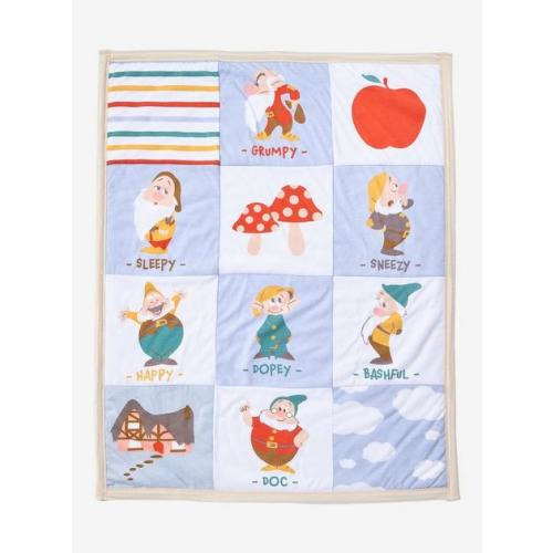 Disney Snow White and the Seven Dwarfs Character Quilted Baby Blanket — BoxLunch Exclusive