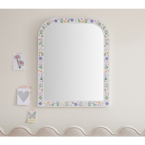 Rifle Paper Co. Floral-Printed Mirror (30" x 24")