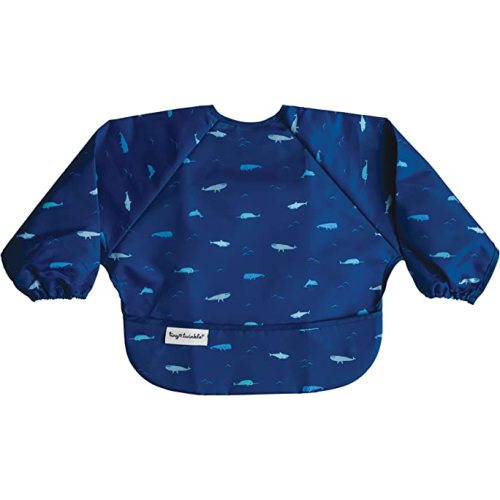 Tiny Twinkle Mess Proof Baby Bib, Full Sleeve Bib Outfit, Waterproof Bib for Toddlers, Machine Washable, Tug Proof Closure