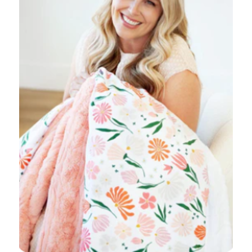 Baby Bloom Plush Blanket | Minky Couture