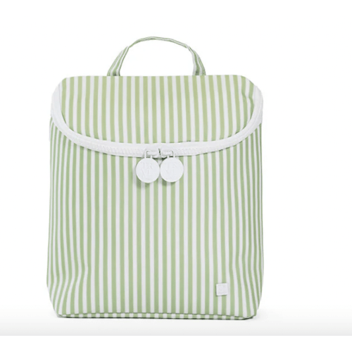 Takeaway Insulated Lunch Bag- Pimlico Stripe Sage