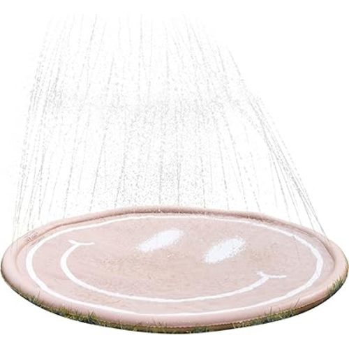 Bouncee Splash Pad Sprinkler for Kids - 68" Outside Mini Pool for Baby and Toddler - Splash Pad for Toddlers - Splash Pad for Kids Ages 4-8 - Inflatable Outdoor Toys for Toddlers - Water Toys