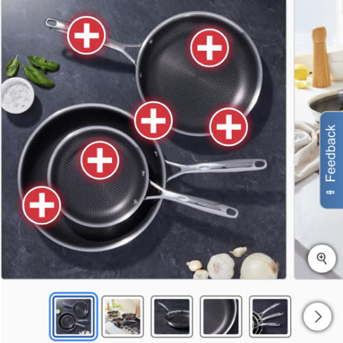 Henckels Paradigm 3-Piece Skillet Set | Costco